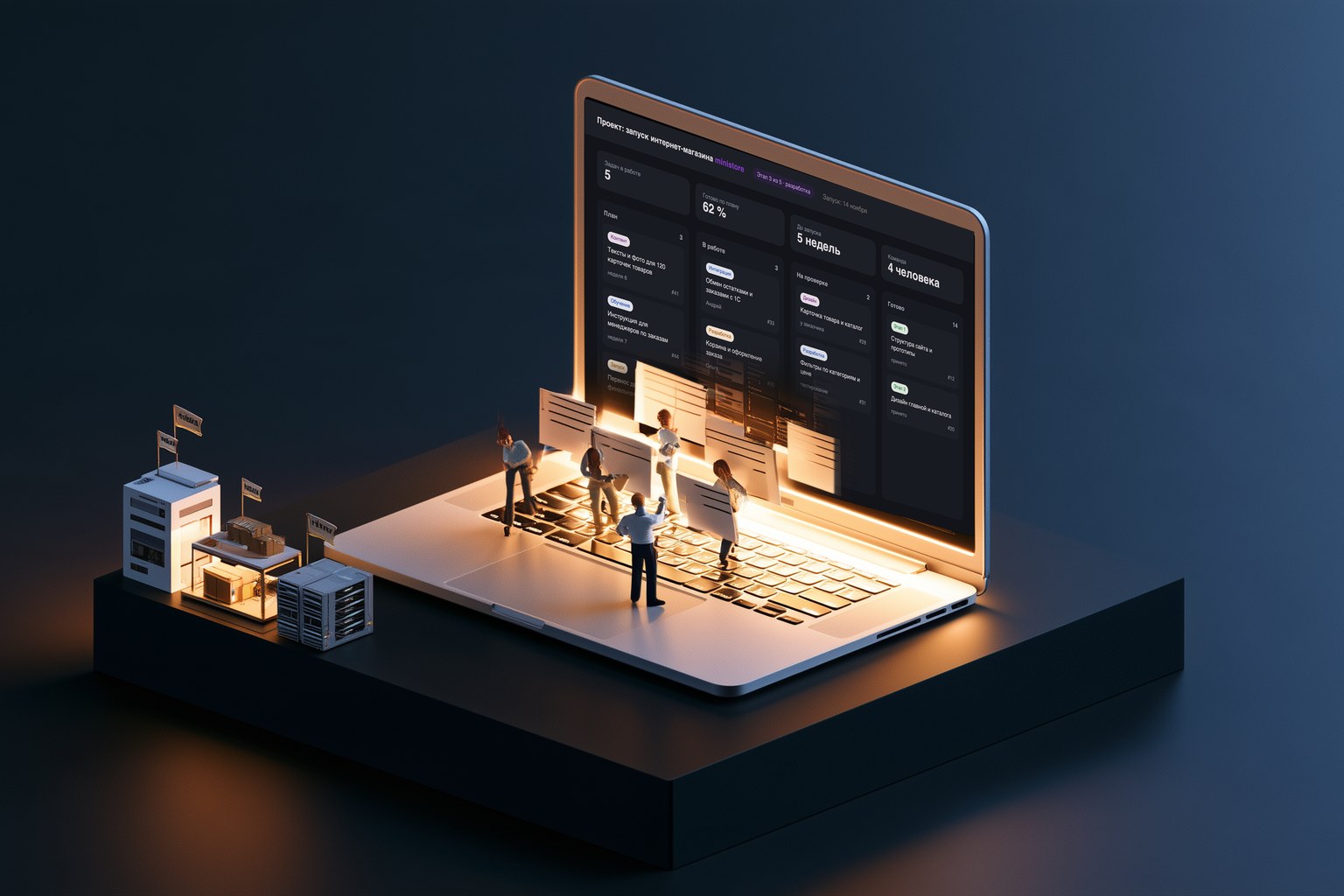 Комплексное управление проектом: услуга ColabaWeb