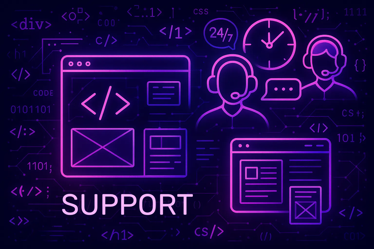 Сопровождение и доработка — digital услуги ColabaWeb