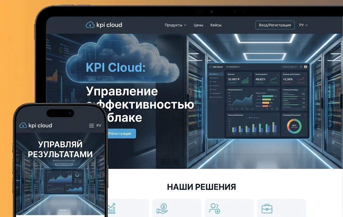 Аналитическая платформа KPI Cloud — иллюстрация проекта